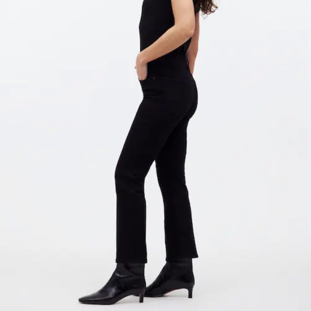 NWT Madewell Kick Out Crop Jeans, waist size 27 petite - Picture 3 of 10